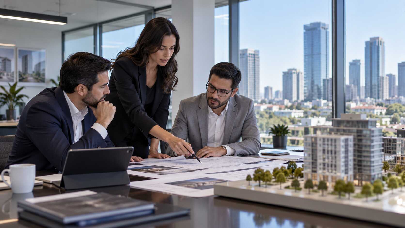 Infraestructura de comunicación para operaciones inmobiliarias